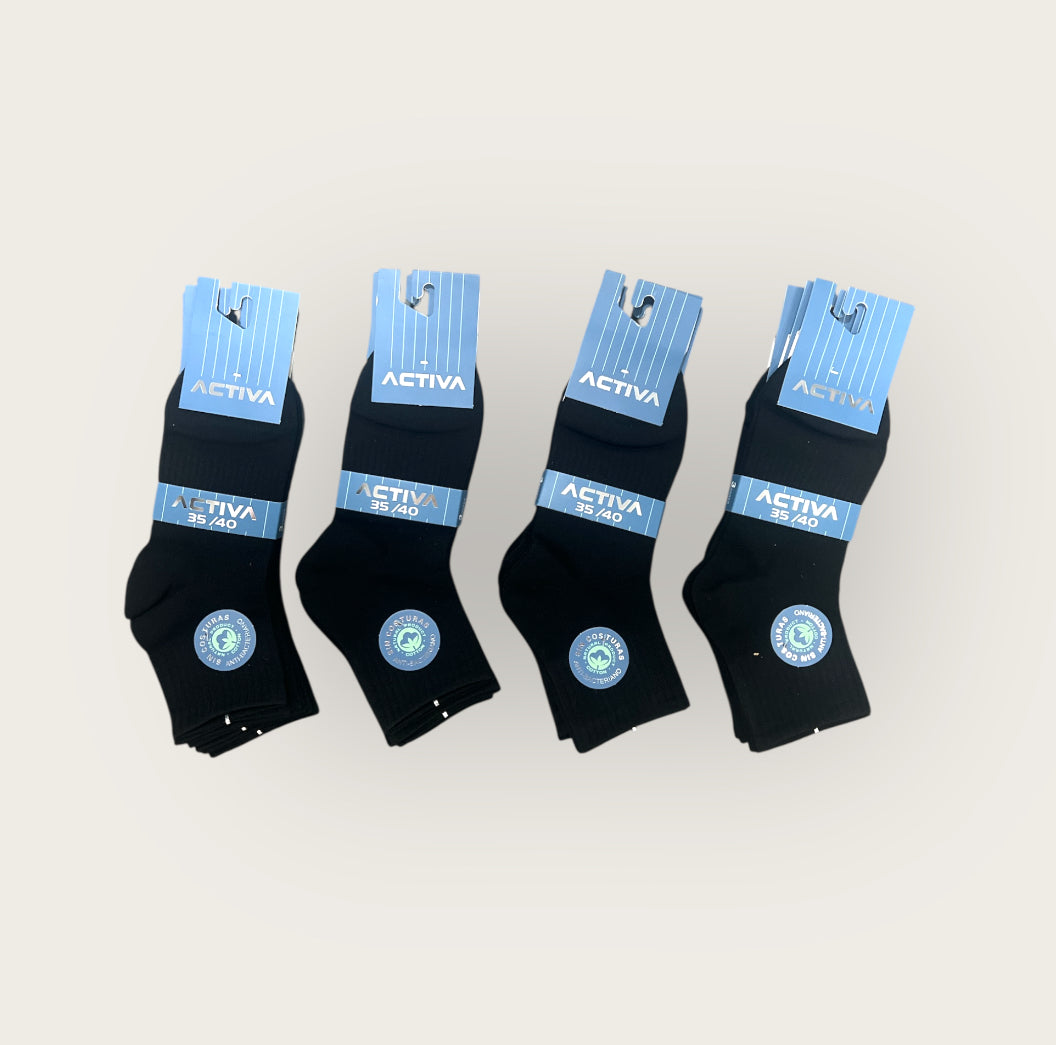 Calcetines cortos 35/40 ( pack de 12 pares)