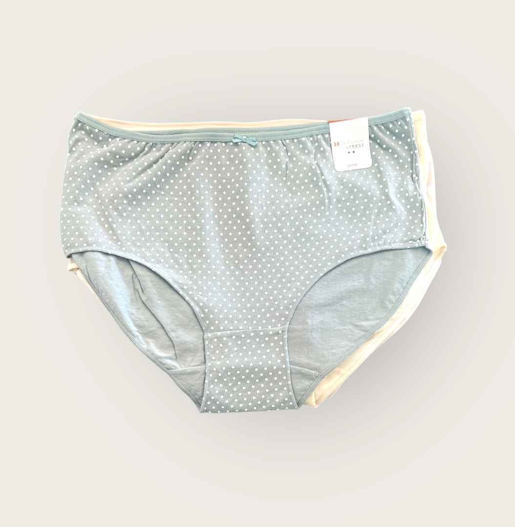 Braguitas Altas Algodón Mujer Pack 3 Unidades