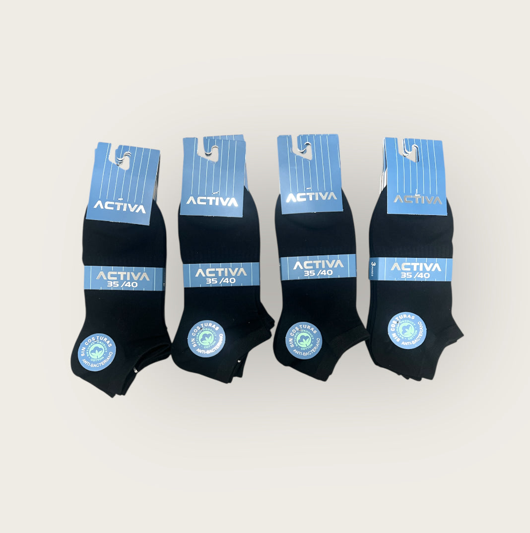 Calcetines tobilleros 40/45 (pack de 12 pares)