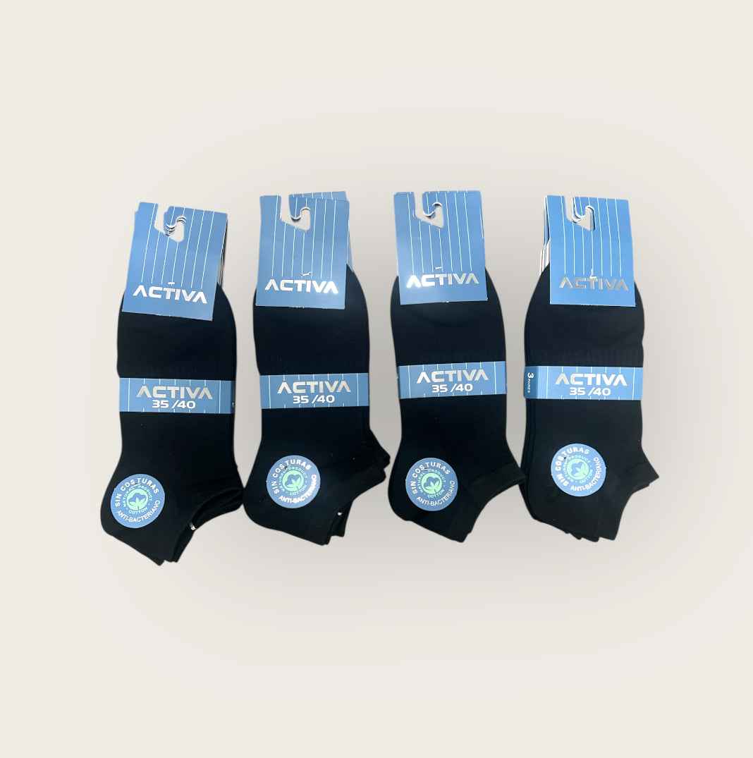 Calcetines tobilleros 40/45 (pack de 12 pares)