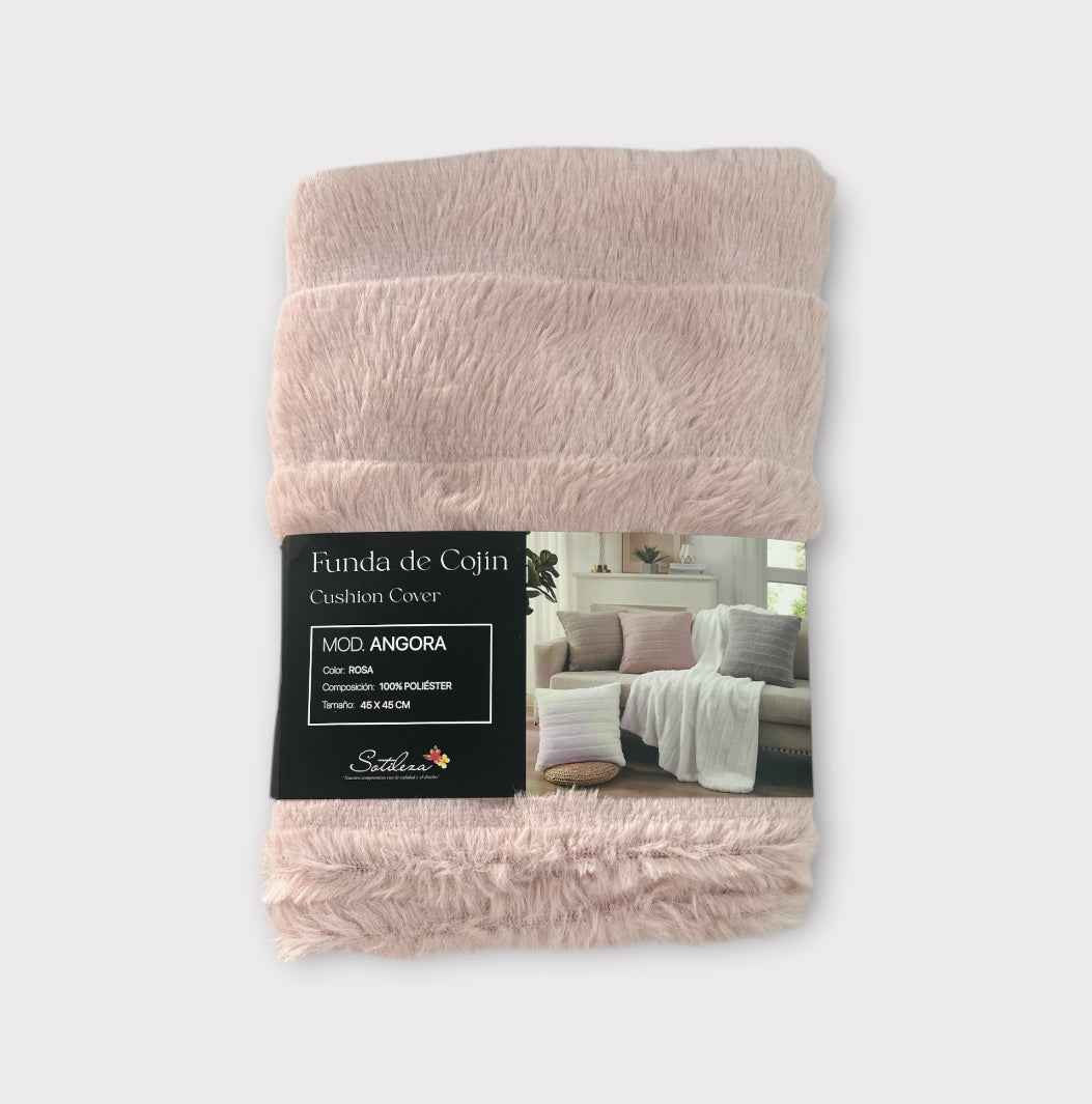 Funda de Cojín 45x45cm Aterciopelada – Varios Colores con Cremallera