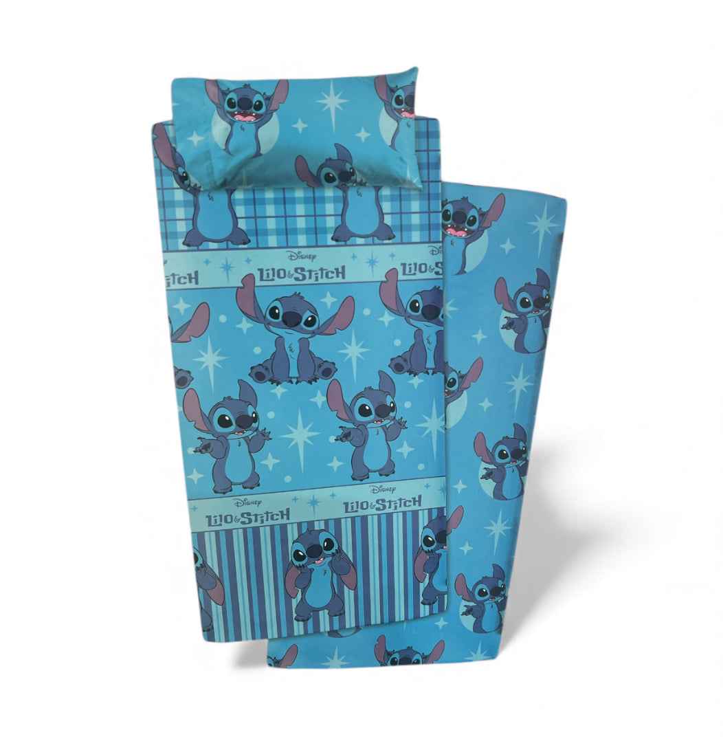 Juego de sábana coralina- Stitch Disney