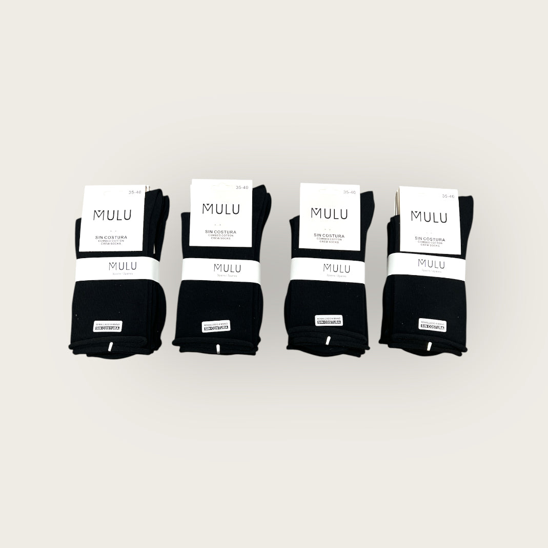 Calcetines medios sin costura 35/40( pack de 12 pares )