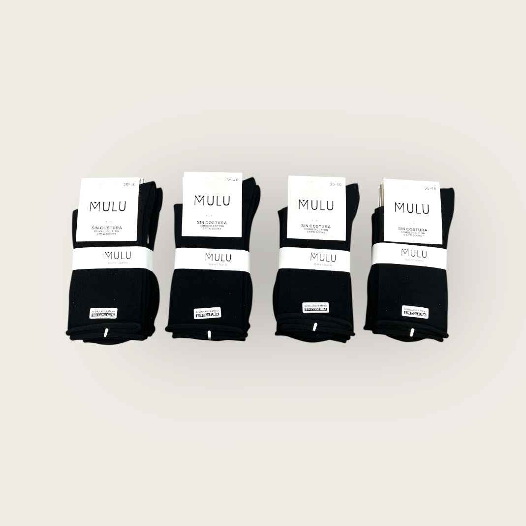 Calcetines medios sin costura 35/40( pack de 12 pares )