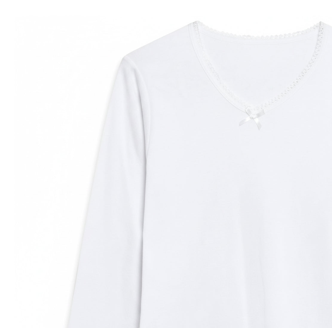 Camiseta manga larga interior algodón Marcha mujer