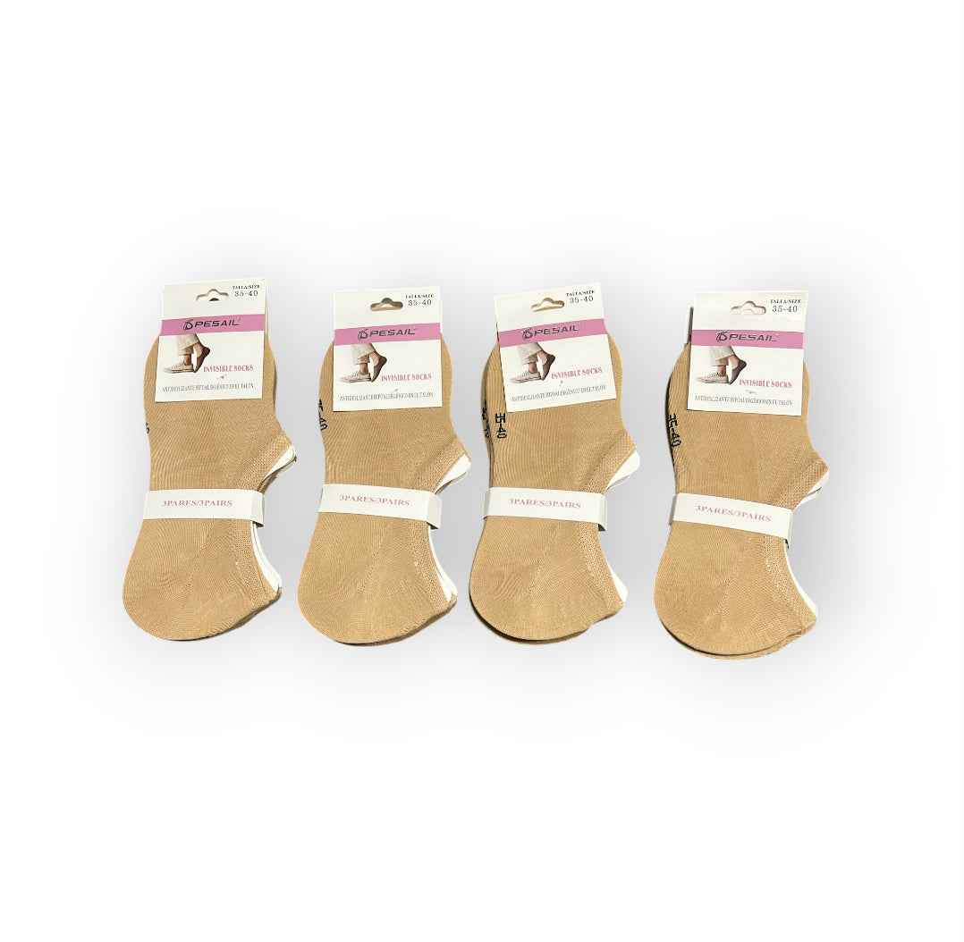 Pinkies algodón 35-40 ( pack de 12 pares )
