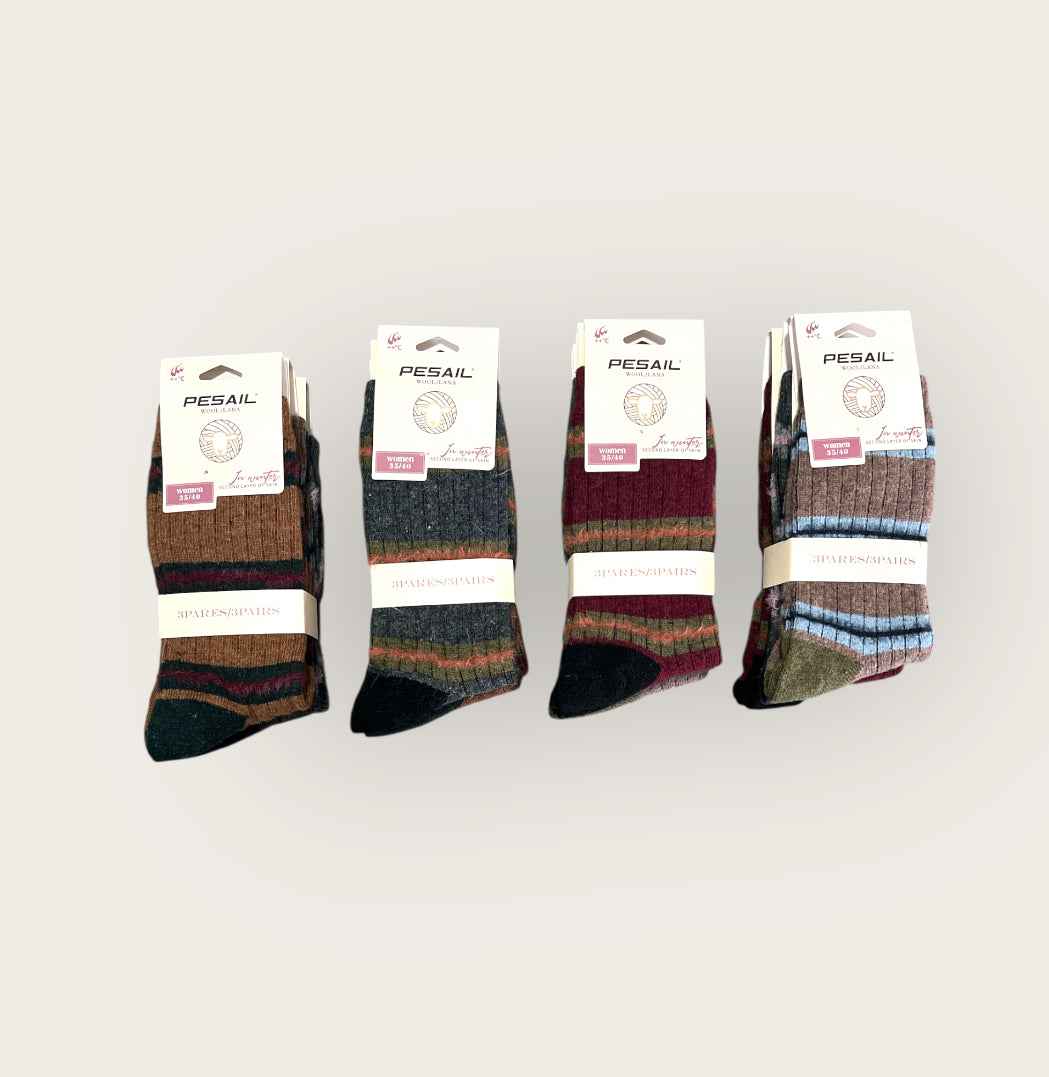 Calcetines térmico de lana persail( pack de 12 pares)