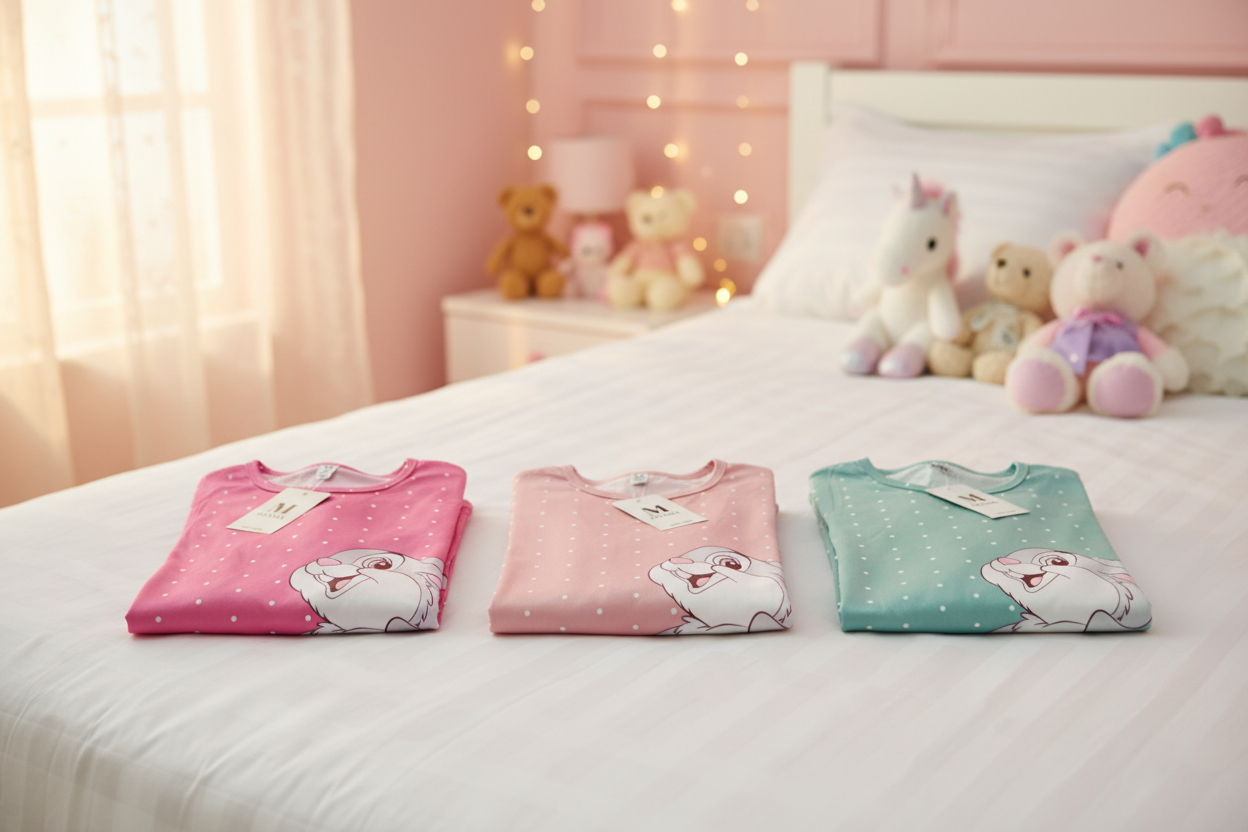 Pijama Corto Conejito – Conjunto Camiseta y Short