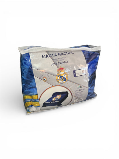 Manta Real Madrid Rachel 160x240cm – 100% Poliéster Oficial