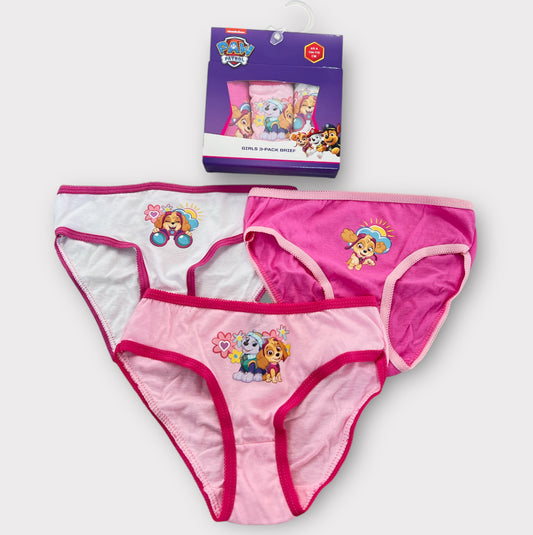 Cajita pack de 3 braguitas paw Patrol algodón talla 2A a 8A