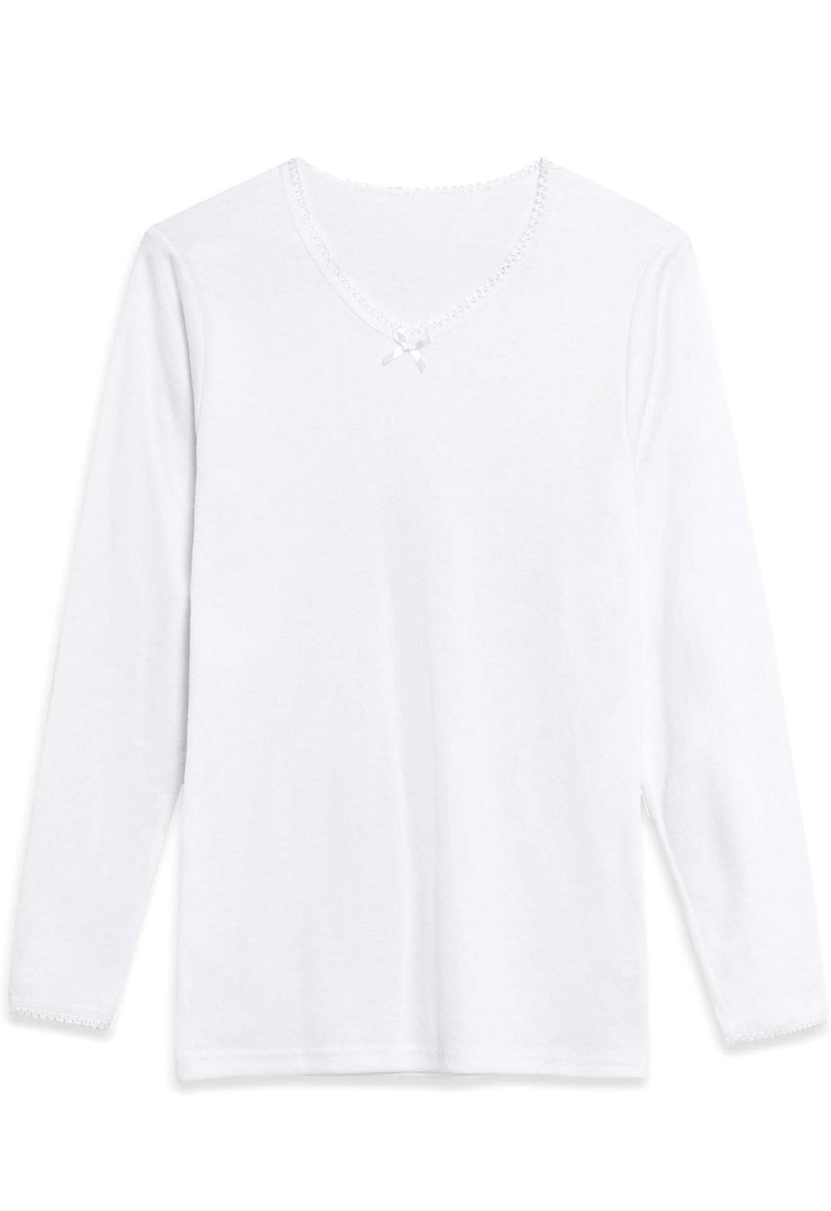 Camiseta manga larga interior algodón Marcha mujer ( pack de 6 unidades)