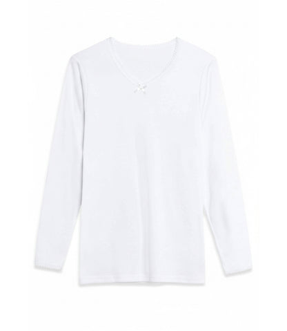 Camiseta manga larga interior algodón Marcha mujer