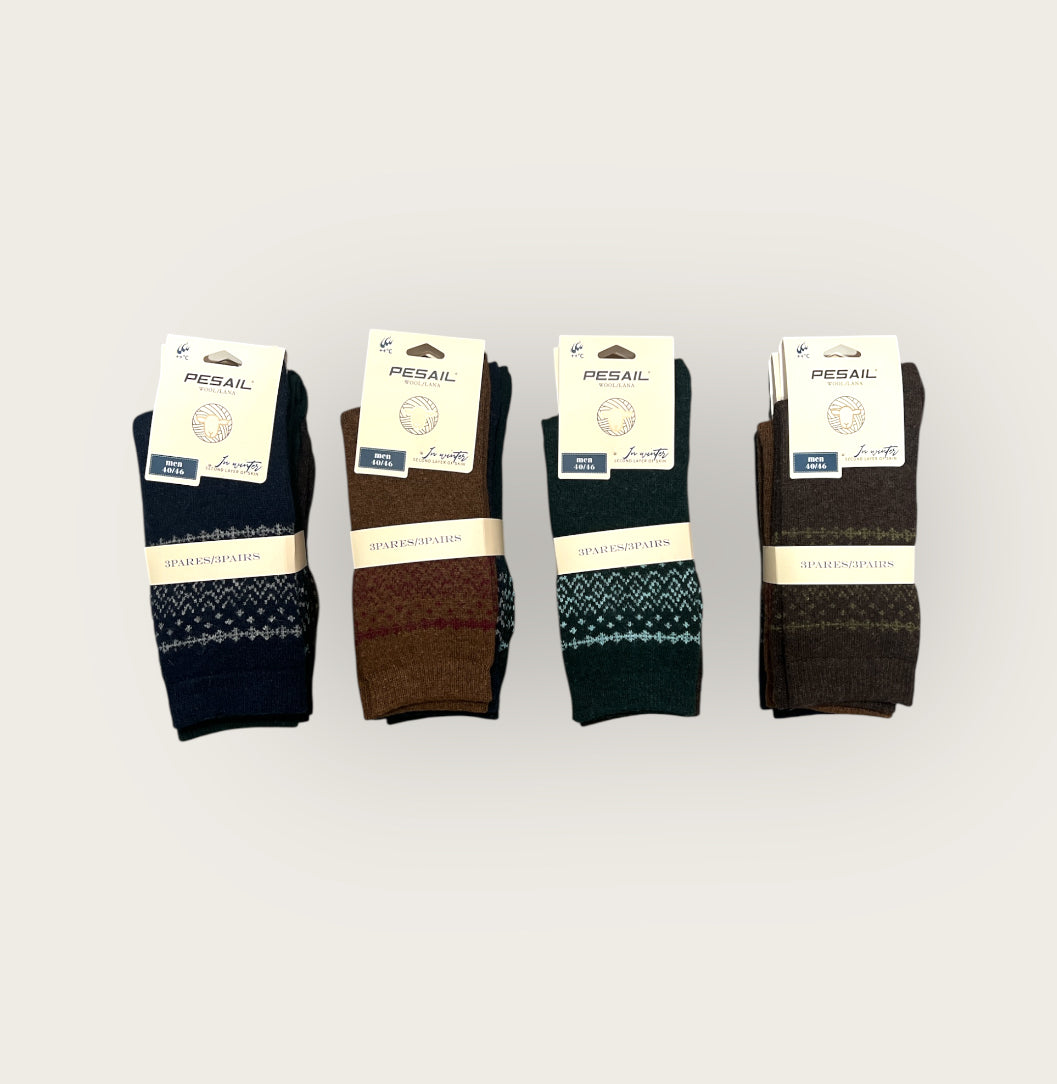 Calcetines térmicos de lana persail (pack de 12 pares)