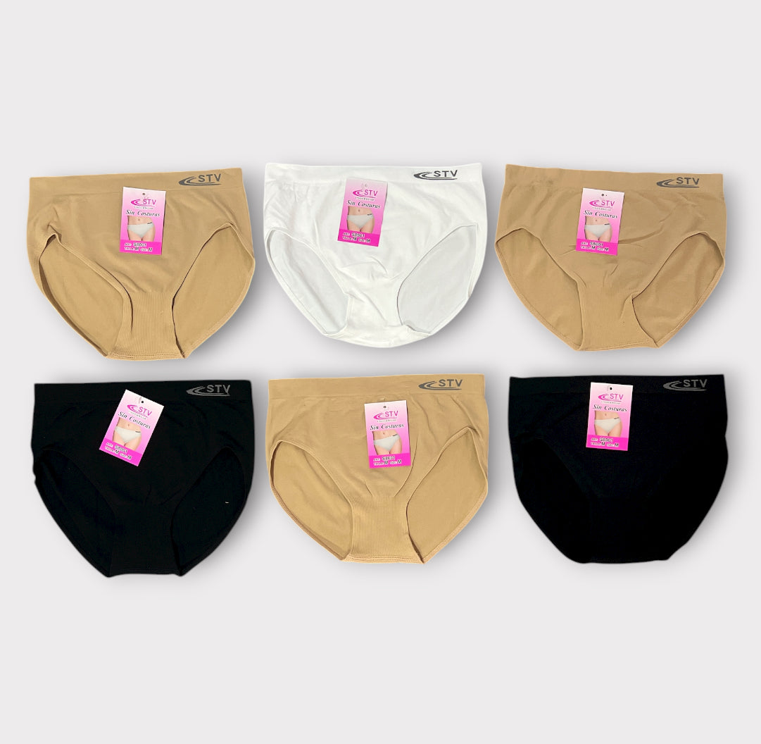 Braguita sin costuras alta STV( pack de 6 unidades)