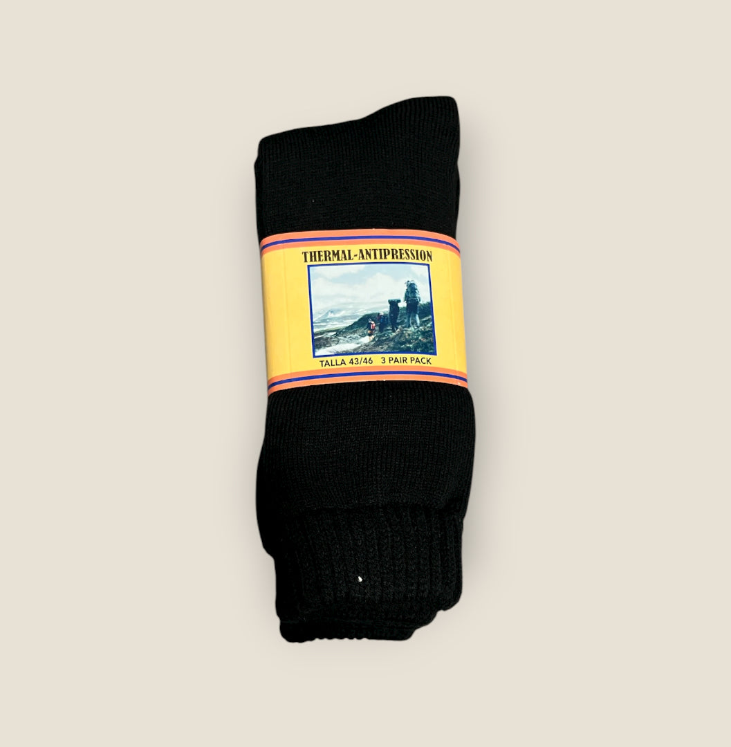 Calcetines térmicos antipresion (pack de 3 pares)
