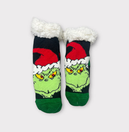 Calcetín navideño El Grinch