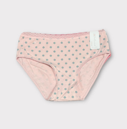 Braguitas algodón niña (pack de 3 unidades)talla 1A a 6A