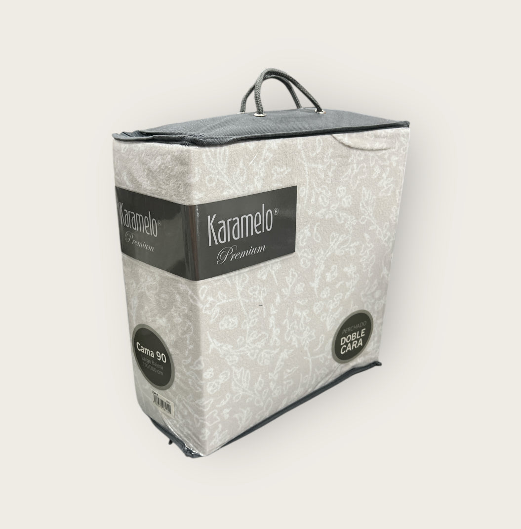 Juego de sábanas de Coralina Karamelo 90cm