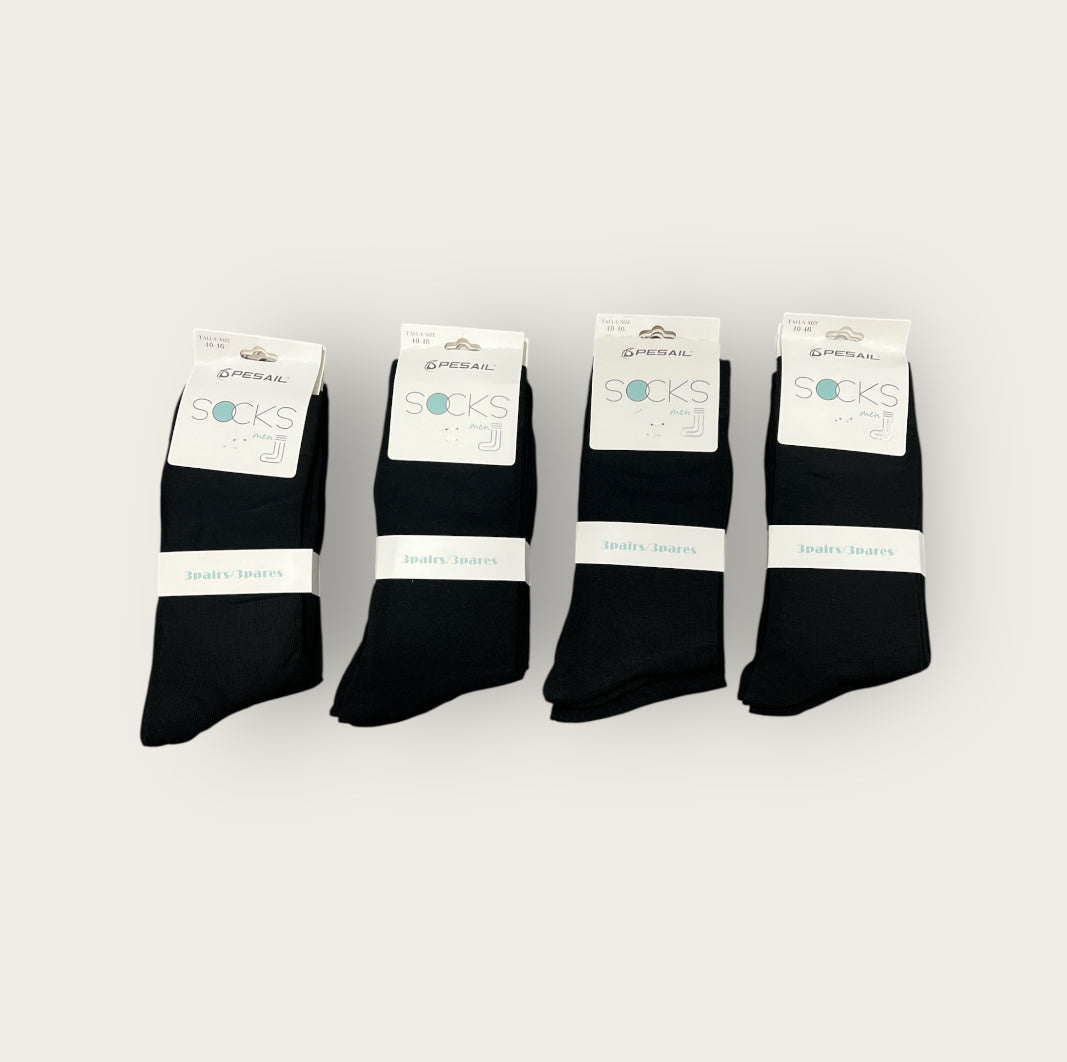 Calcetines medios 40/46 ( pack de 12 pares)