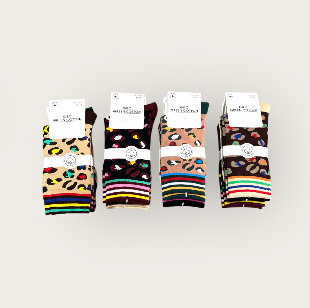 Calcetines medio de algodón 35/40 ( pack de 12 pares)