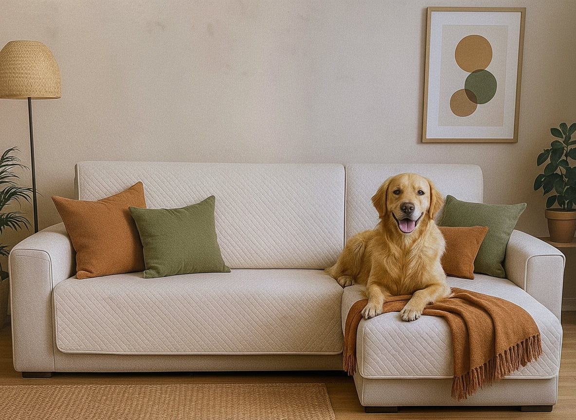 Funda protectora cubre sofás