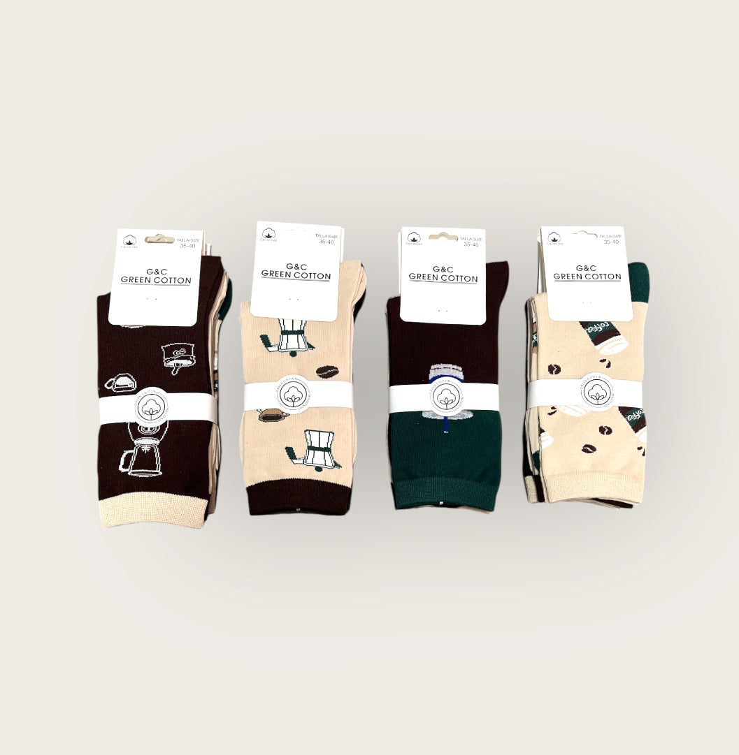 Calcetines medio de algodón 35/40 ( pack de 12 pares)