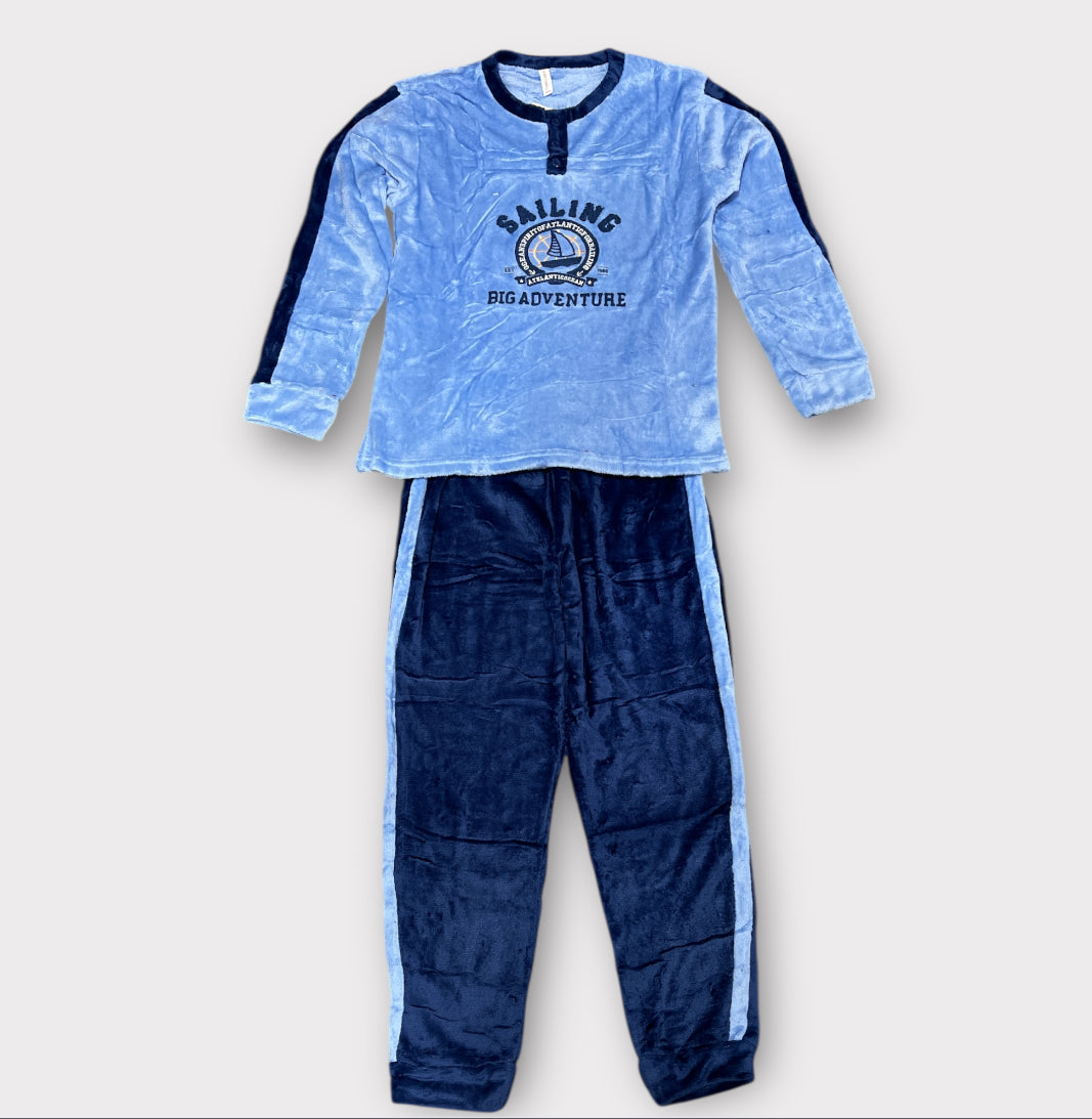 Pijama de coralina barco