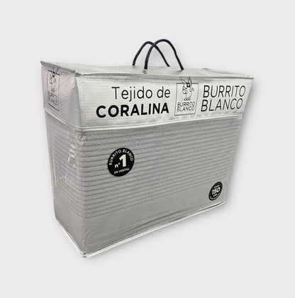 Sábanas de Coralina Burrito Blanco 135 cm