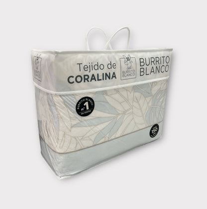 Sábanas de Coralina Burrito Blanco 135 cm