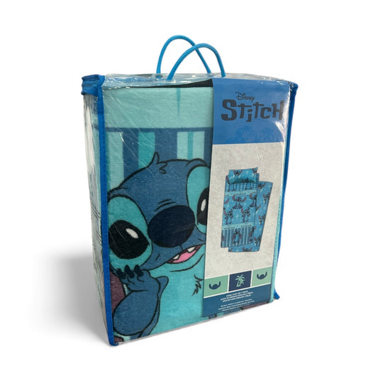Juego de sábana coralina- Stitch Disney