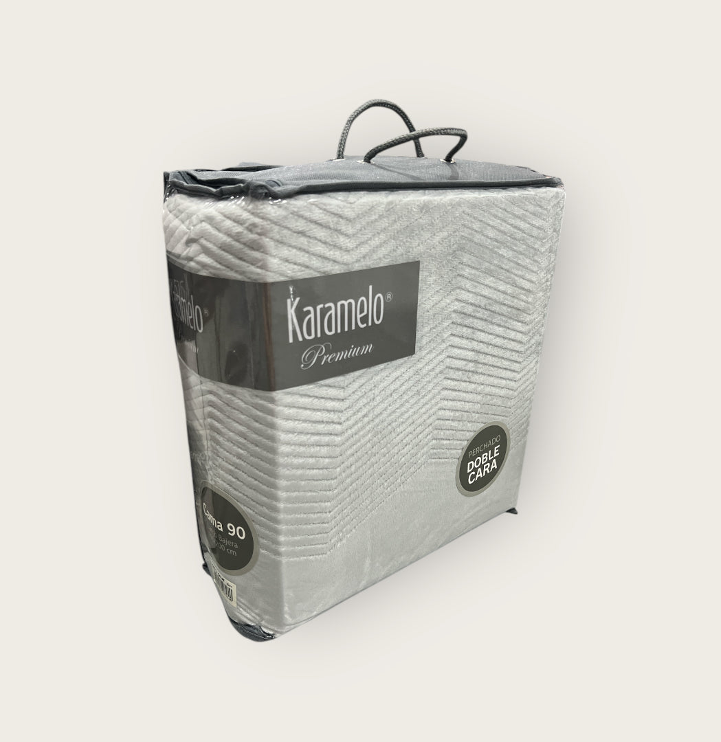 Juego de sábanas de Coralina Karamelo 90cm