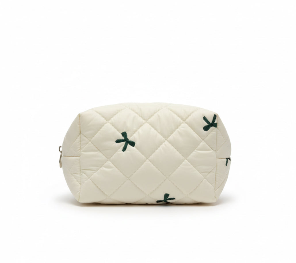 Neceser acolchado lazo