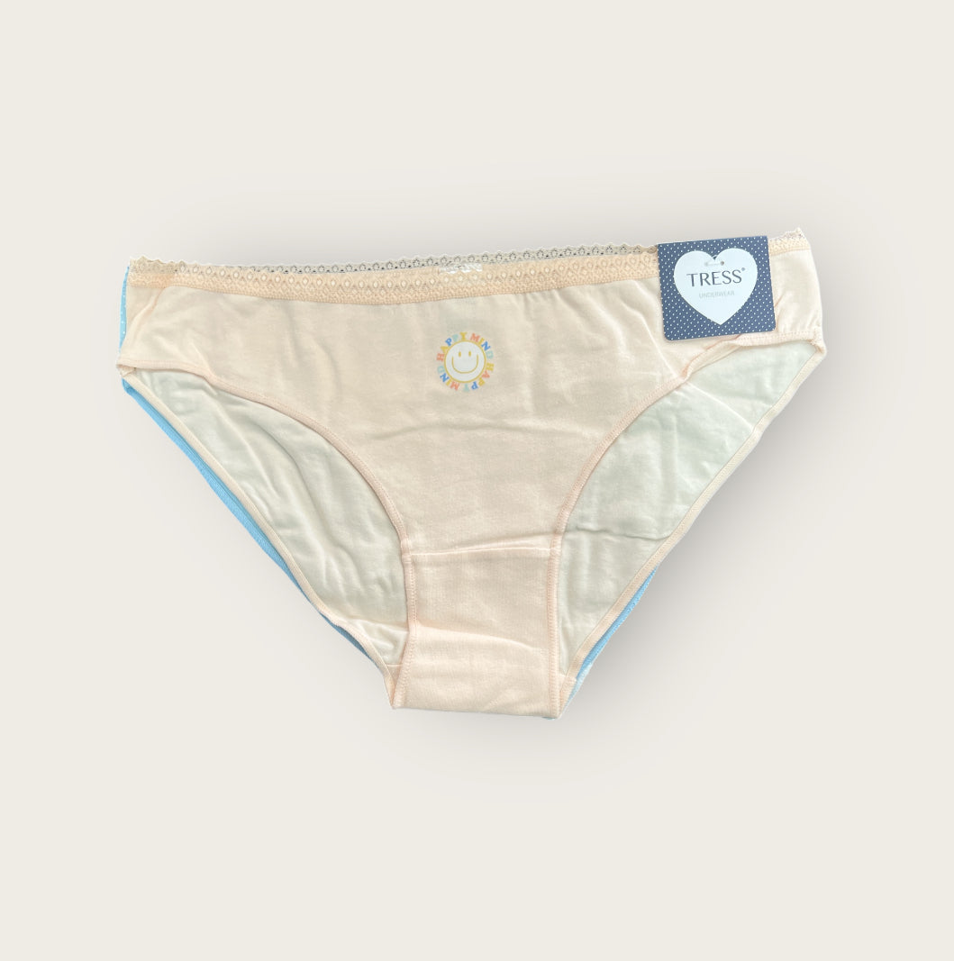 Braguitas clásicas algodón (pack de 3 unidades)by tress