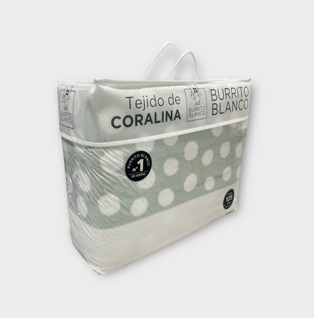 Sábanas de Coralina Burrito Blanco 135 cm