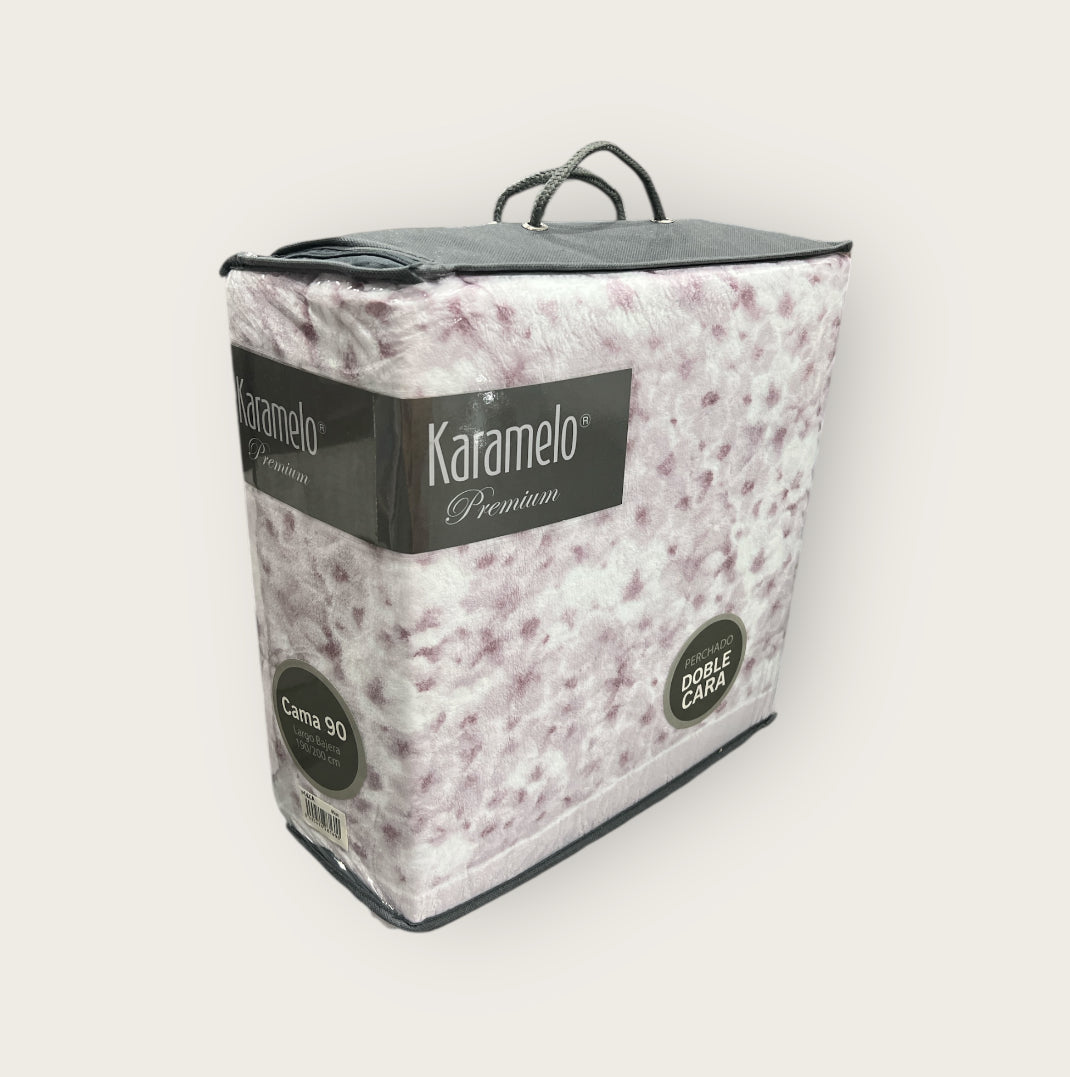 Juego de sábanas de Coralina Karamelo 90cm