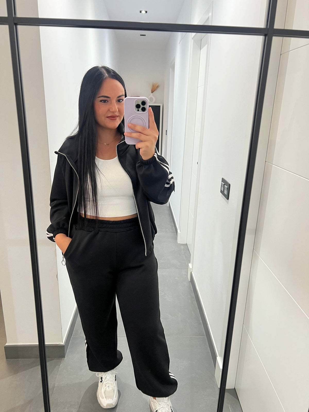 Conjunto chándal raya Mujer