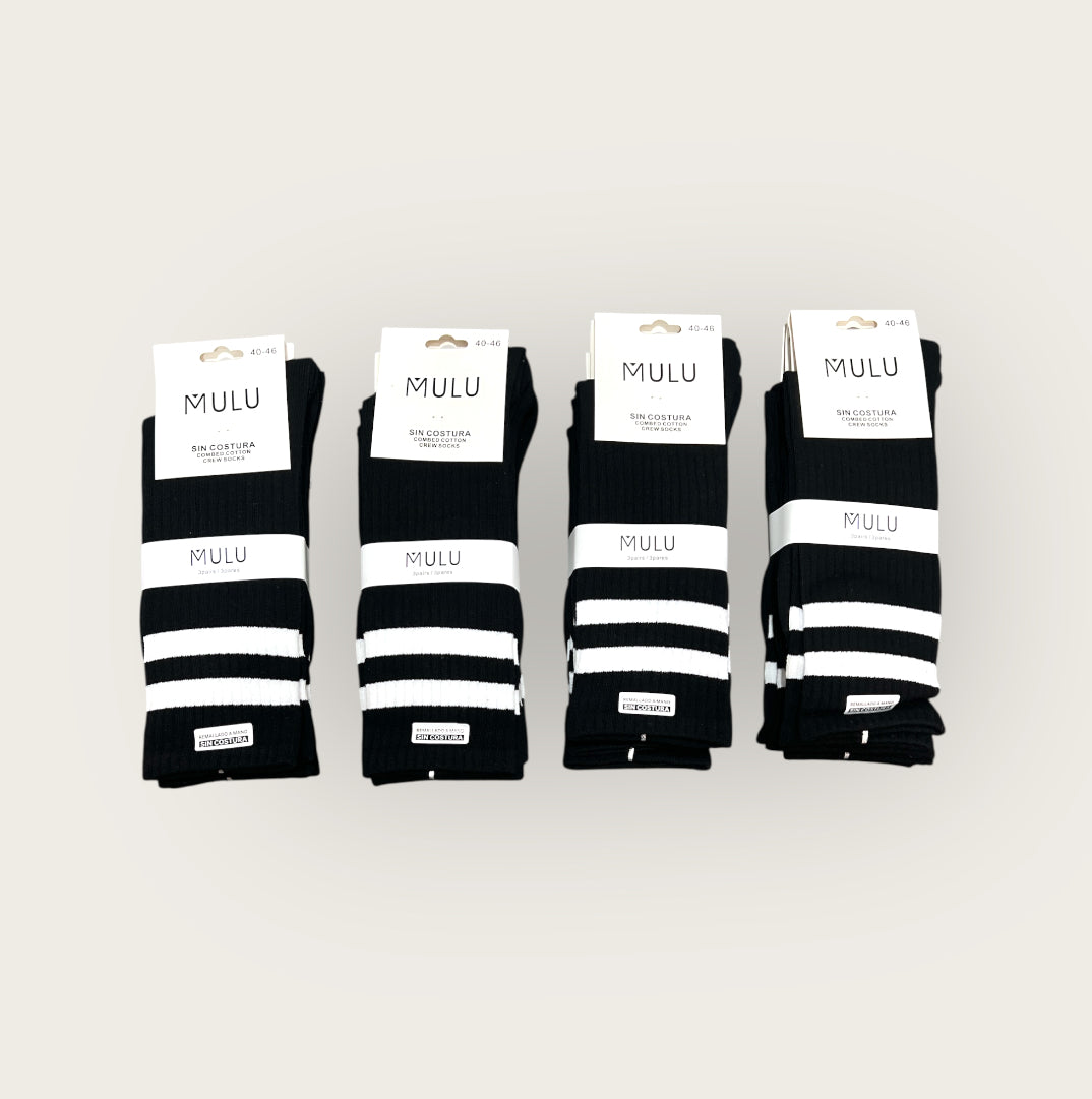 Calcetines medios sin costura 35/40( pack de 12 pares )