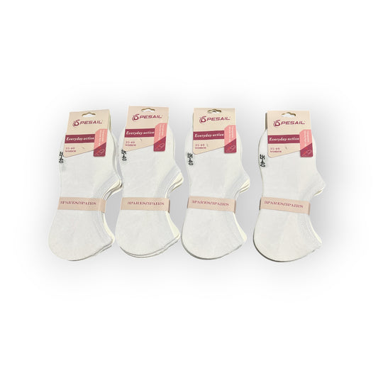 Pinkies algodón 35-40 ( pack de 12 pares )