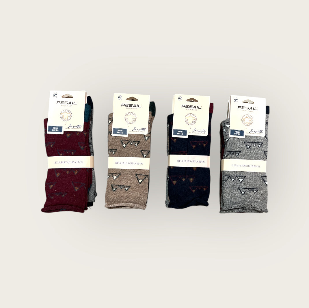 Calcetines térmicos de lana persail SIN PUÑO( pack de 12 pares)