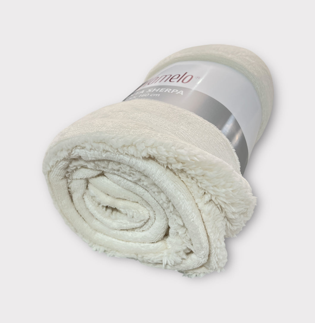 Manta sherpa karamelo 150x200cm