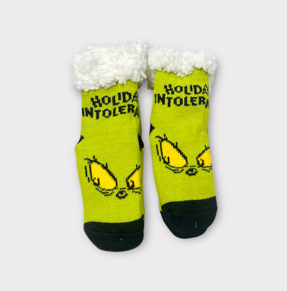 Calcetín navideño El Grinch