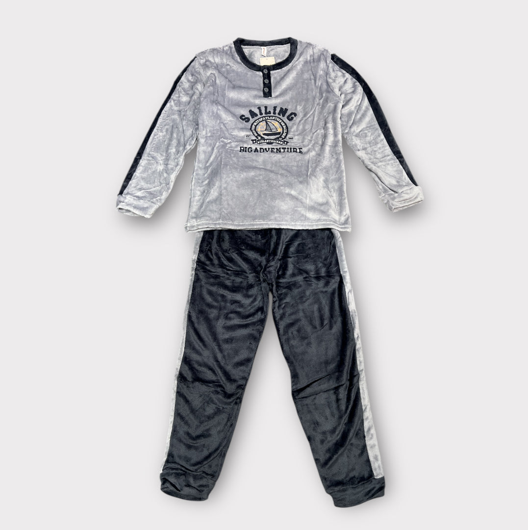 Pijama de coralina barco