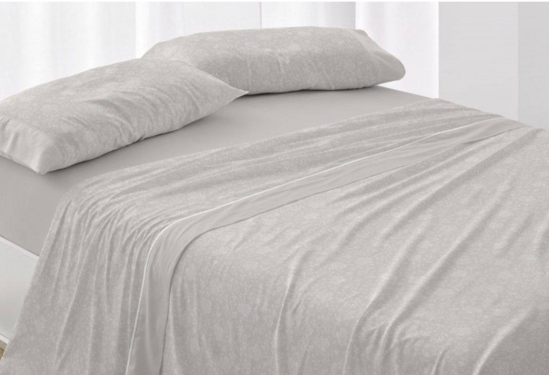 Juego de Sábana Burrito Blanco  (2 fundas de almohada) 150/160cm