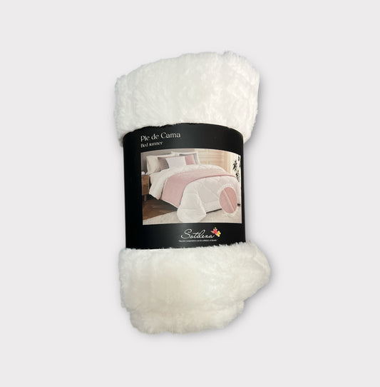 Manta de pie de cama 60x225 cm