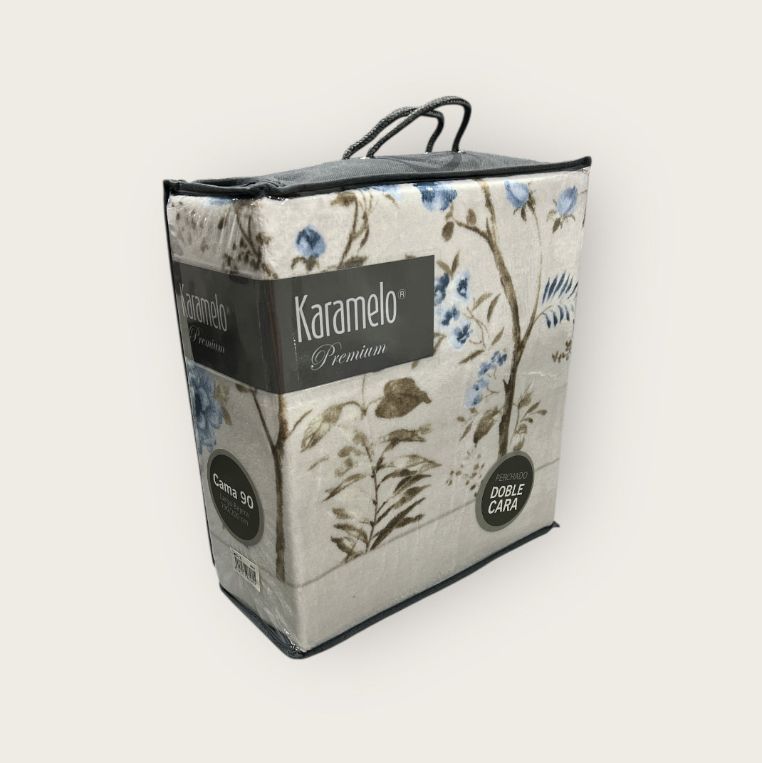 Juego de sábanas de Coralina Karamelo 90cm