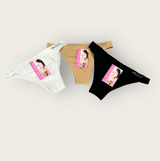 Braguita brasileña sin costuras STV(pack de 6 unidades)
