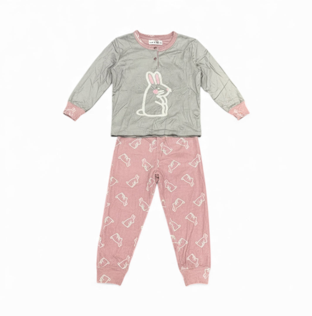 Pijama de niña – Diseño de conejito