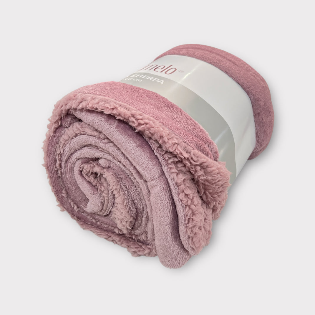 Manta sherpa karamelo 150x200cm