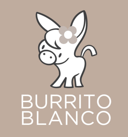 Juego de sábana 3 piezas Burrito blanco