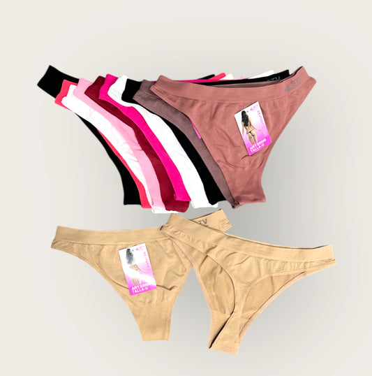 Tanga sin costuras (pack de 6 unidades ) S8006